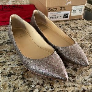 Christian Louboutin Pigalle Flat Glitter Mini